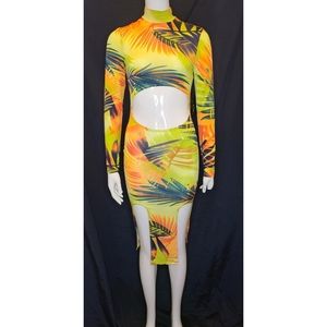 Vacation Cutout Bodycon dress